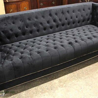  NEW Chesterfield Style Velour Button Tufted Modern Design Sofa with Lucite Legs

Auction Estimate $300-$600 â€“ Located Inside 