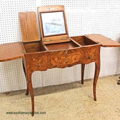  ANTIQUE French Inlaid Butterfly Top Dressing Vanity

Auction Estimate $300-$600 â€“ Located Inside 