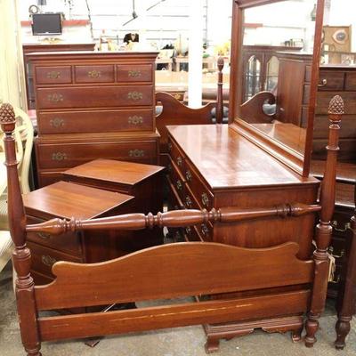  6 Piece SOLID Cherry Bedroom Set with Full Size Bed

Auction Estimate $400-$800 â€“ Located Inside

  