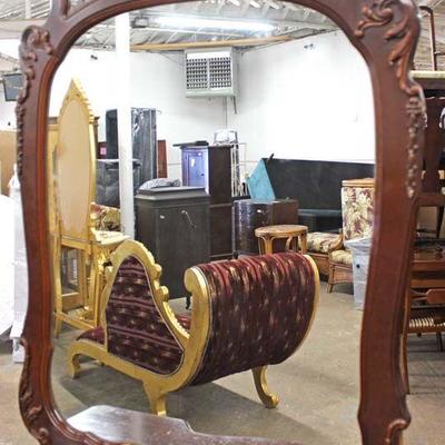  Mahogany Carved Vanity with Carved Mirror

Auction Estimate $100-$200 â€“ Located Inside 
