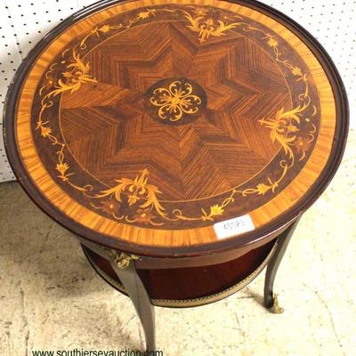  ANTIQUE French Inlaid 2 Tier Lamp Table

Auction Estimate $200-$400 â€“ Located Inside 