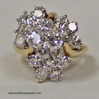 14 Karat yellow Gold 2 CTW Diamond Fashion Ring
Auction Estimate $1500-$2500 â€“ Located Inside
