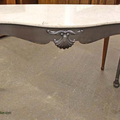  Marble Top Queen Anne Console Table

Auction Estimate $100-$300 â€“ Located Inside 