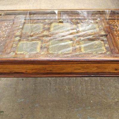  ANTIQUE Handmade ASIAN Door Display Carved Coffee Table

Auction Estimate $200-$400 â€“ Located Inside 