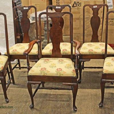  â€˜SET of 6â€™ SOLID Mahogany Queen Anne Dining Room Chairs

Auction Estimate $100-$300 â€“ Located Inside 