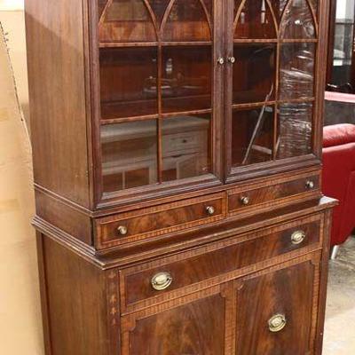  Burl Mahogany Banded China Cabinet

Auction Estimate $100-$300 â€“ Located Inside 