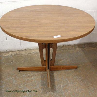  5 Piece Mid Century Modern Danish Walnut Round Table with 4 Chairs

Auction Estimate $200-$600 â€“ Located Inside 
