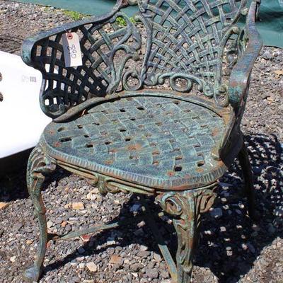  NICE Outdoor Iron Arm Garden Chair

Auction Estimate $75-$150 â€“ Located Field 
