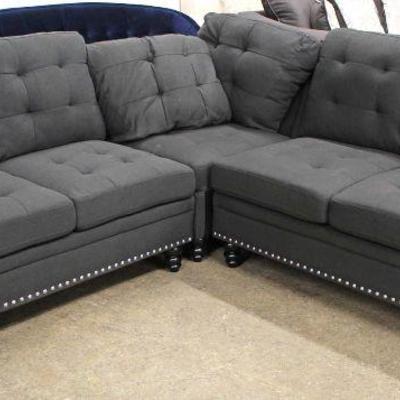  NEW Contemporary Upholstered Button Tufted 2 Piece Sectional Living Room Set

Auction Estimate $300-$600 â€“ Located Inside 