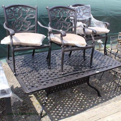  Variety of VINTAGE Iron and Cast Aluminum Outdoor Furniture

Auction Estimate $20-$400 â€“ Located Field 