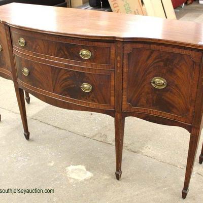  Burl Mahogany Spade Foot 2 Drawer 2 Door Bow Front Sideboard

Auction Estimate $300-$600 â€“ Located Inside 