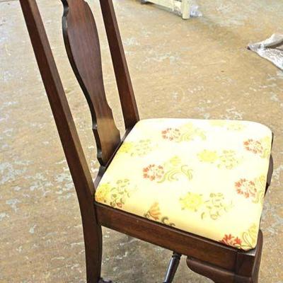  â€˜SET of 6â€™ SOLID Mahogany Queen Anne Dining Room Chairs

Auction Estimate $100-$300 â€“ Located Inside 