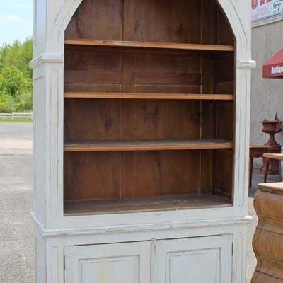  2 Piece Antique Style Arched Front Bookcase Cabinet

Auction Estimate $300-$600 â€“ Located Inside 
