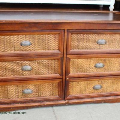  Faux Wicker Drawer Front Low Chest

Located on the Dock â€“ Auction Estimate  $25-$50 