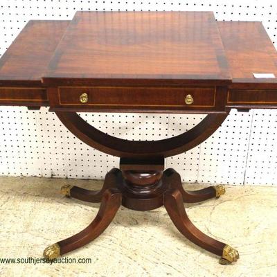  ANTIQUE Duncan Phyfe Burl Mahogany One Drawer Table

Auction Estimate $300-$600 â€“ Located Inside

  