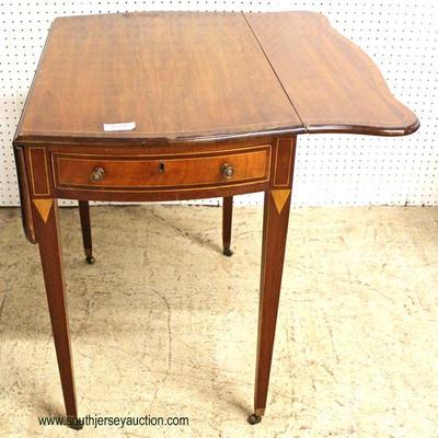  Mahogany One Drawer Drop Side Pembroke Table

Auction Estimate $100-$300 â€“ Located Inside 