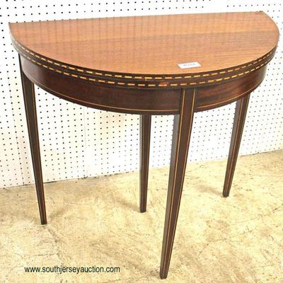  Mahogany Taper Leg Inlaid Flip Top Game Table

Auction Estimate $100-$300 â€“ Located Inside 