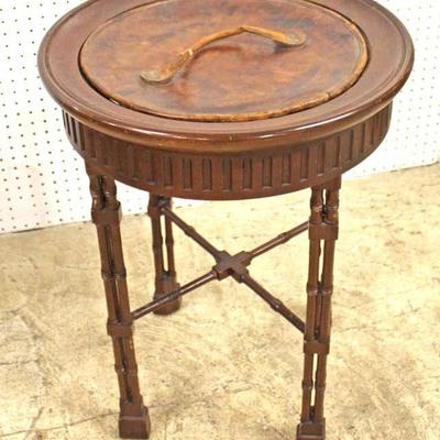  SOLID Mahogany Chinese Chippendale Style Planter Table

Auction Estimate $200-$400 â€“ Located Inside 