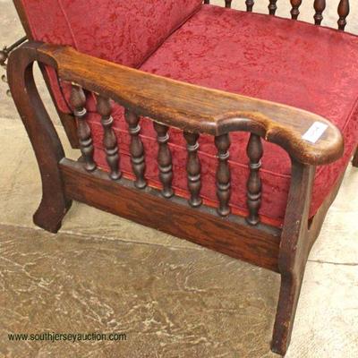  ANTIQUE Oak Morris Chair

Auction Estimate $100-$300 â€“ Located Inside 