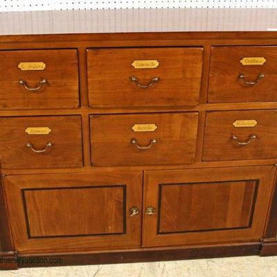 SOLID Cherry Tea Cabinet Credenza in the manner of Maitland Smith Furniture

Auction Estimate $400-$800 â€“ Located Inside 