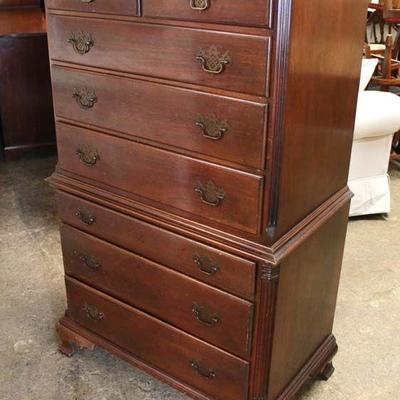  One of Several Mahogany Bracket Foot High Chest

Auction Estimate $100-$300 â€“ Located Inside 
