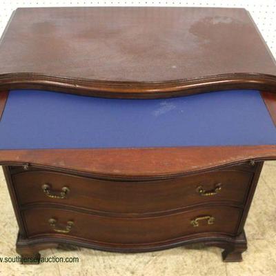  Mahogany 4 Drawer Bow Front Bachelor Chest with Pull Out Tray

Auction Estimate $200-$400 â€“ Located Inside 