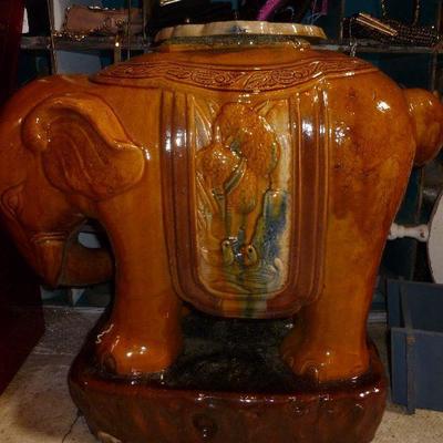 Beautiful ellephant collectible garden seat.