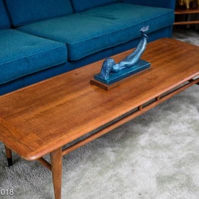 LAne Altavista VA surf board style midc century coffee table