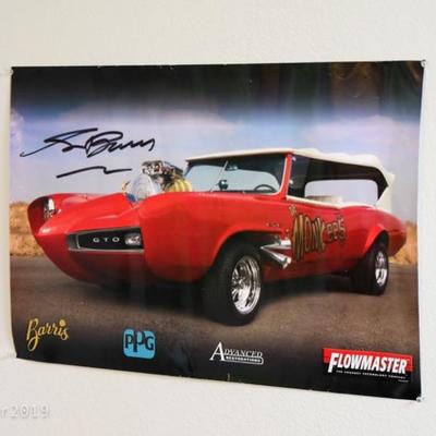 George Barris signed poster