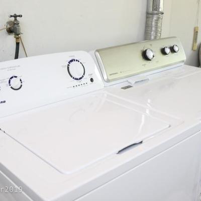 Amana washer and dryer 