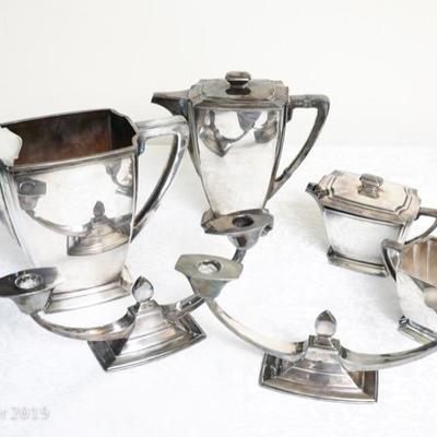 Vintage silver plated tea coffee serving set
