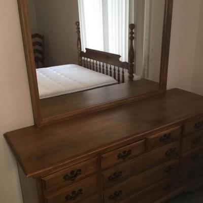 Sterling House Collections Wood Dresser with Mirror