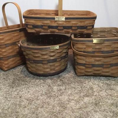 Longaberger Baskets Lot 5