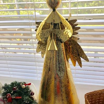 Large gold angel.