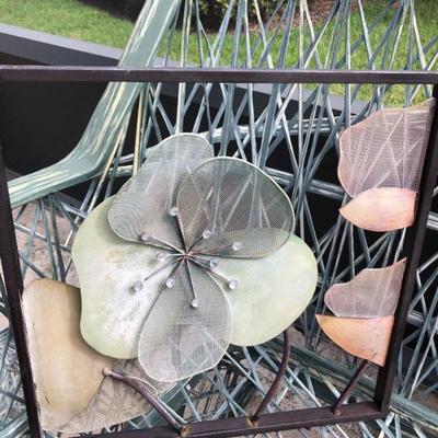 Outdoor metal wall decor