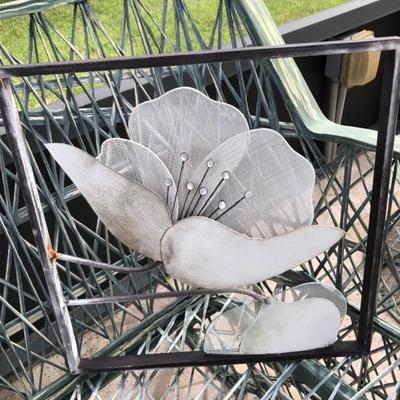 Outdoor metal wall decor