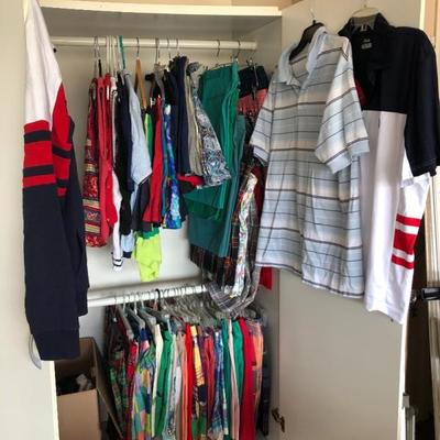 Golf & tennis clothing.