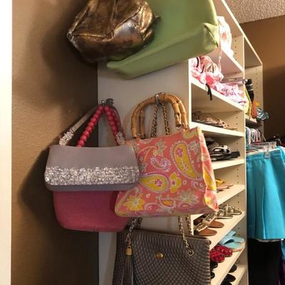 A HUGE selection of purses!