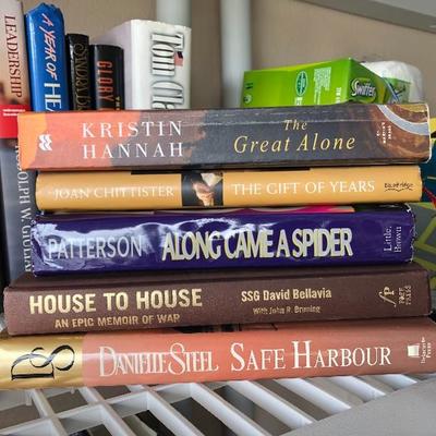 How-to books, novels, religious