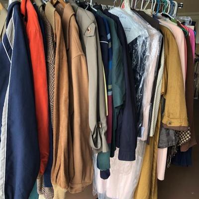 Men's clothing, outerwear.