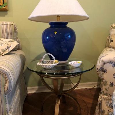 2 blue lamps for that nautical room!
