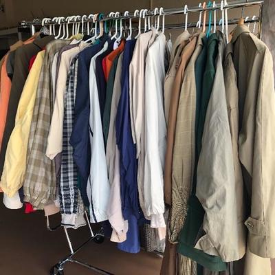 Men's clothing, outerwear.