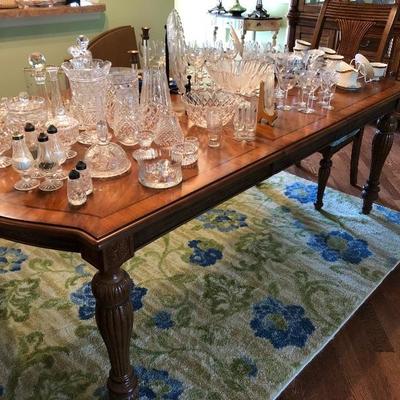 Formal dining table w/6 chairs