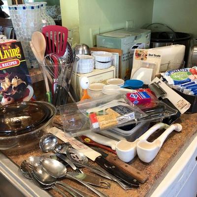 Kitchen utensils.