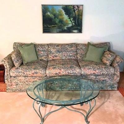 Ethan Allen covered couch