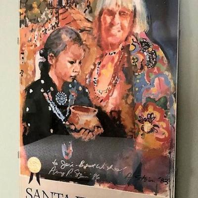 Another signed Amy Stein Santa Fe poster