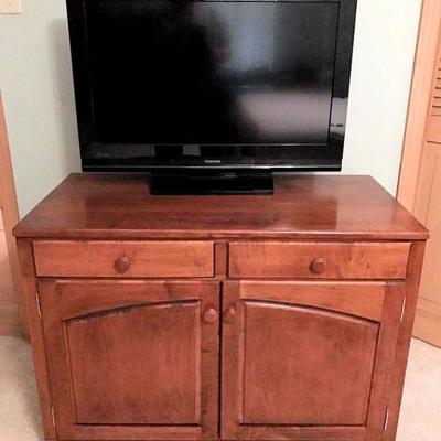 Flat screen TV and chest