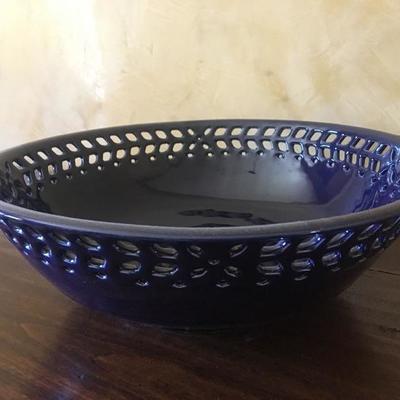 Cobalt porcelain bowl 