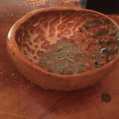 Glazed ceramic bowl by Jim Tompkins 