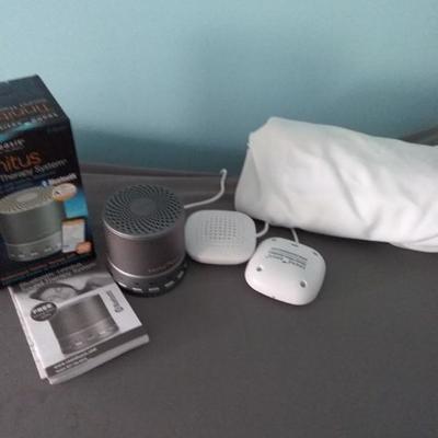 Tinnitus Sound Therapy Bluetooth System and Stereo Pillow Speakers